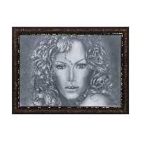 تابلو نقاشی سیاه قلم مدل هنر پیشه کد 1