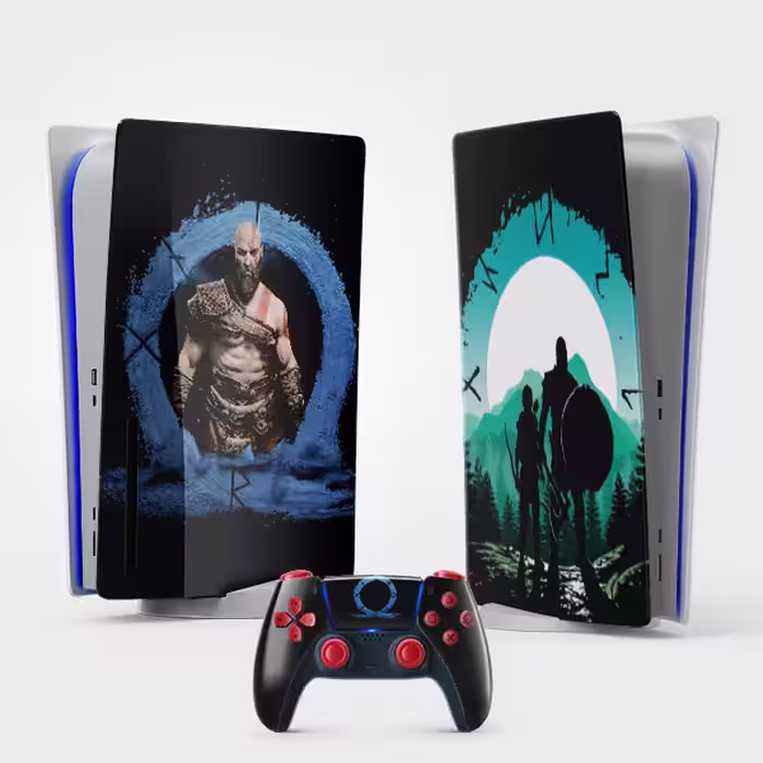 برچسب کنسول بازی پلی استیشن 5 مدل god of war -کد5