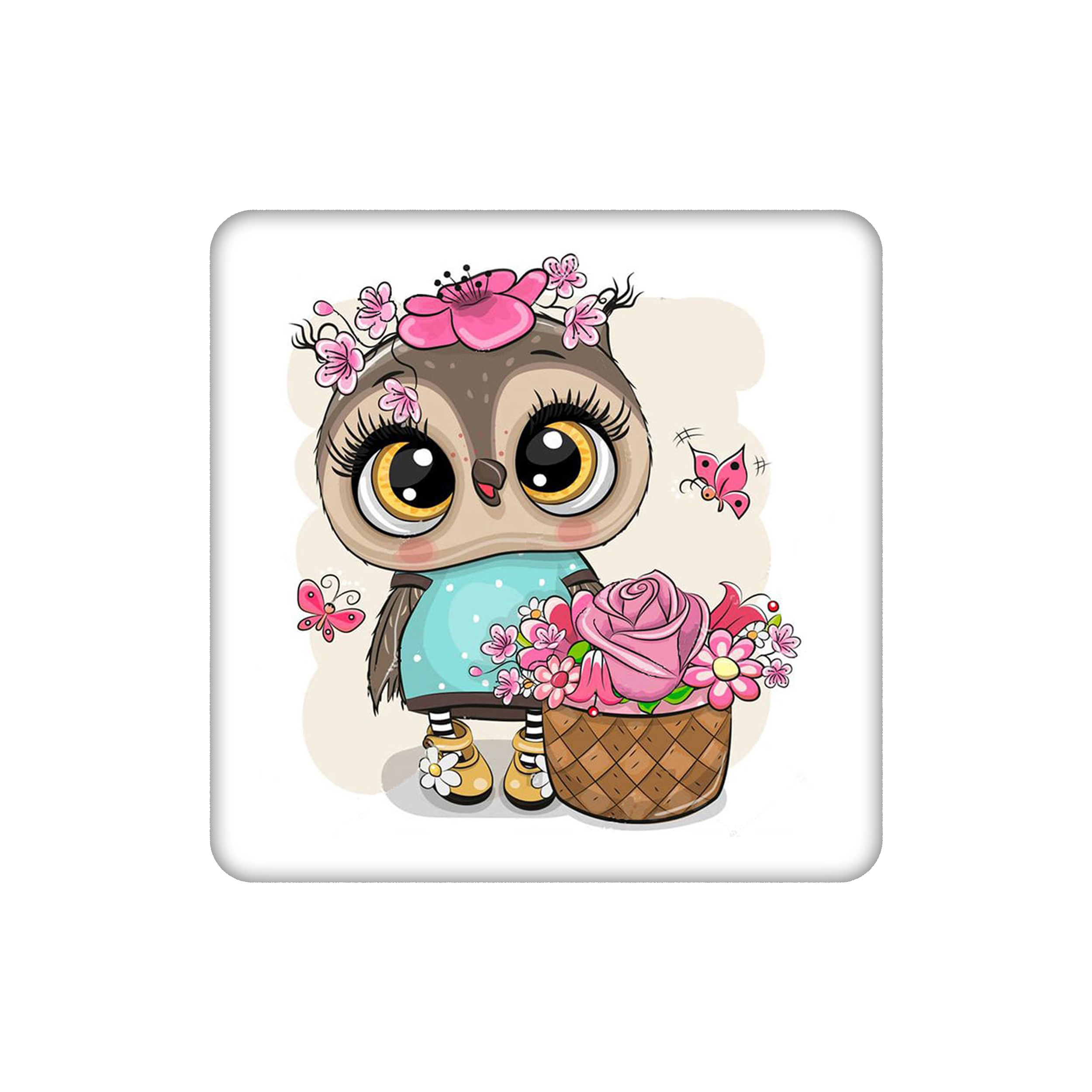 زیرلیوانی طرح جغد کد    5378063