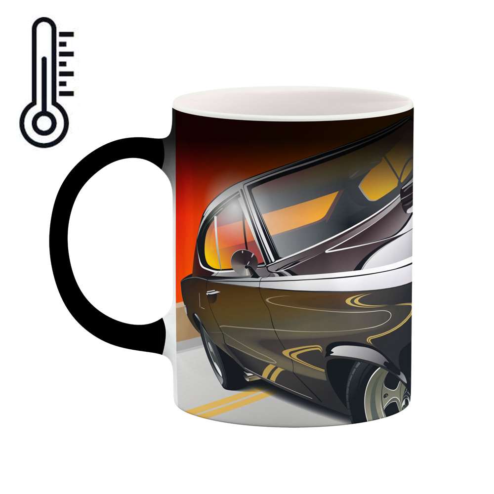 ماگ حرارتی طرح ماشین دوج چلنجر مدل mgh11540