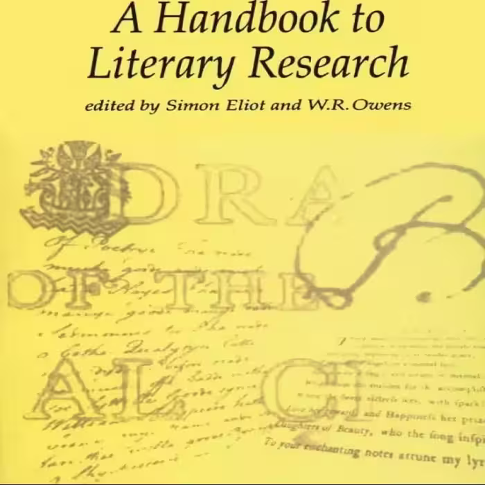A Handbook To Literary Research کتاب