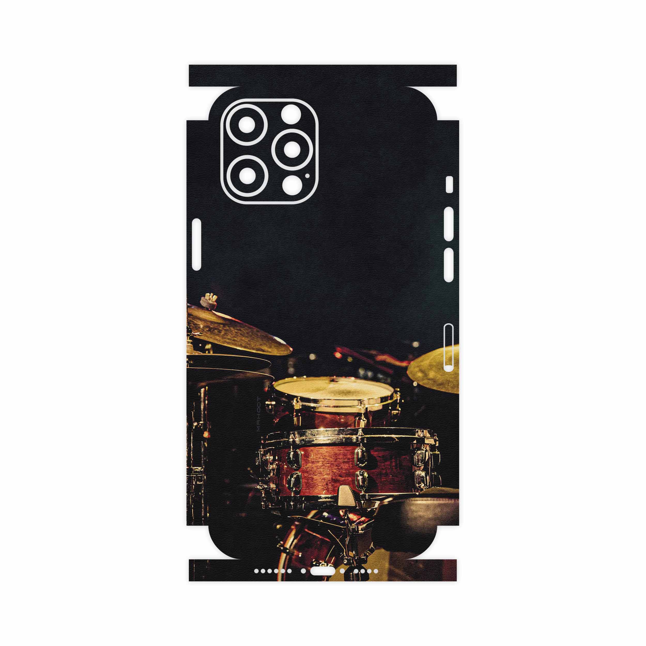 برچسب پوششی ماهوت مدل Drum Kit-FullSkin مناسب برای گوشی موبایل اپل iPhone 12 Pro Max