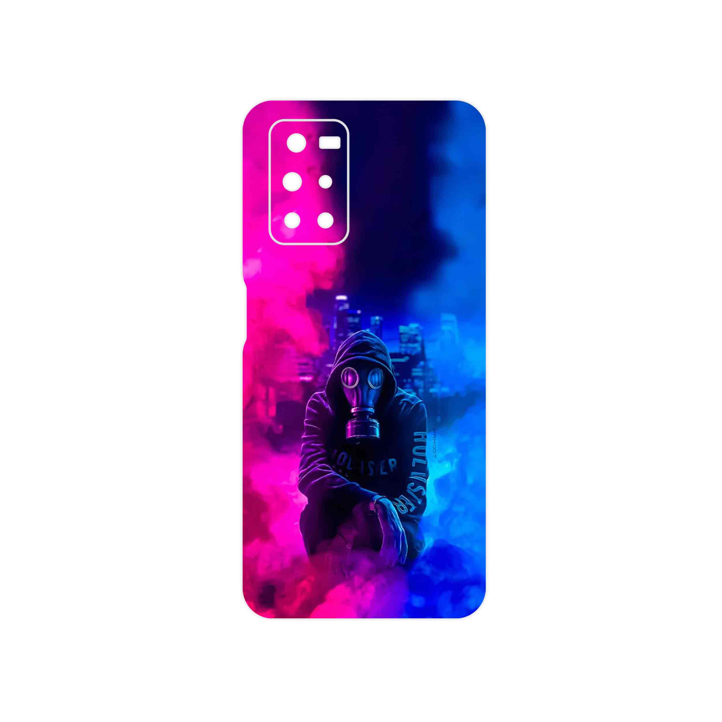 برچسب پوششی ماهوت مدل Smoke Rainbow Digital Art 2 مناسب برای گوشی موبایل شیائومی Redmi Note 11 4G