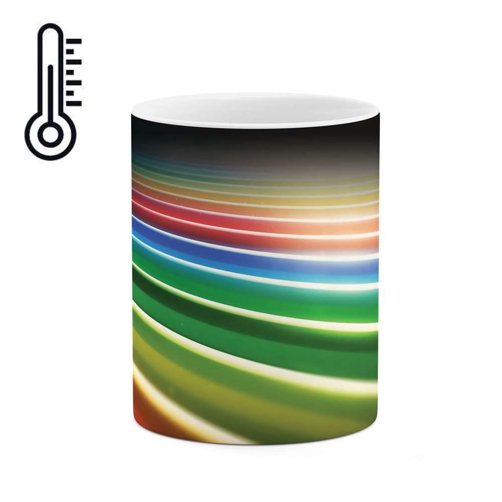 ماگ حرارتی طرح رنگارنگ مدل mgh00644