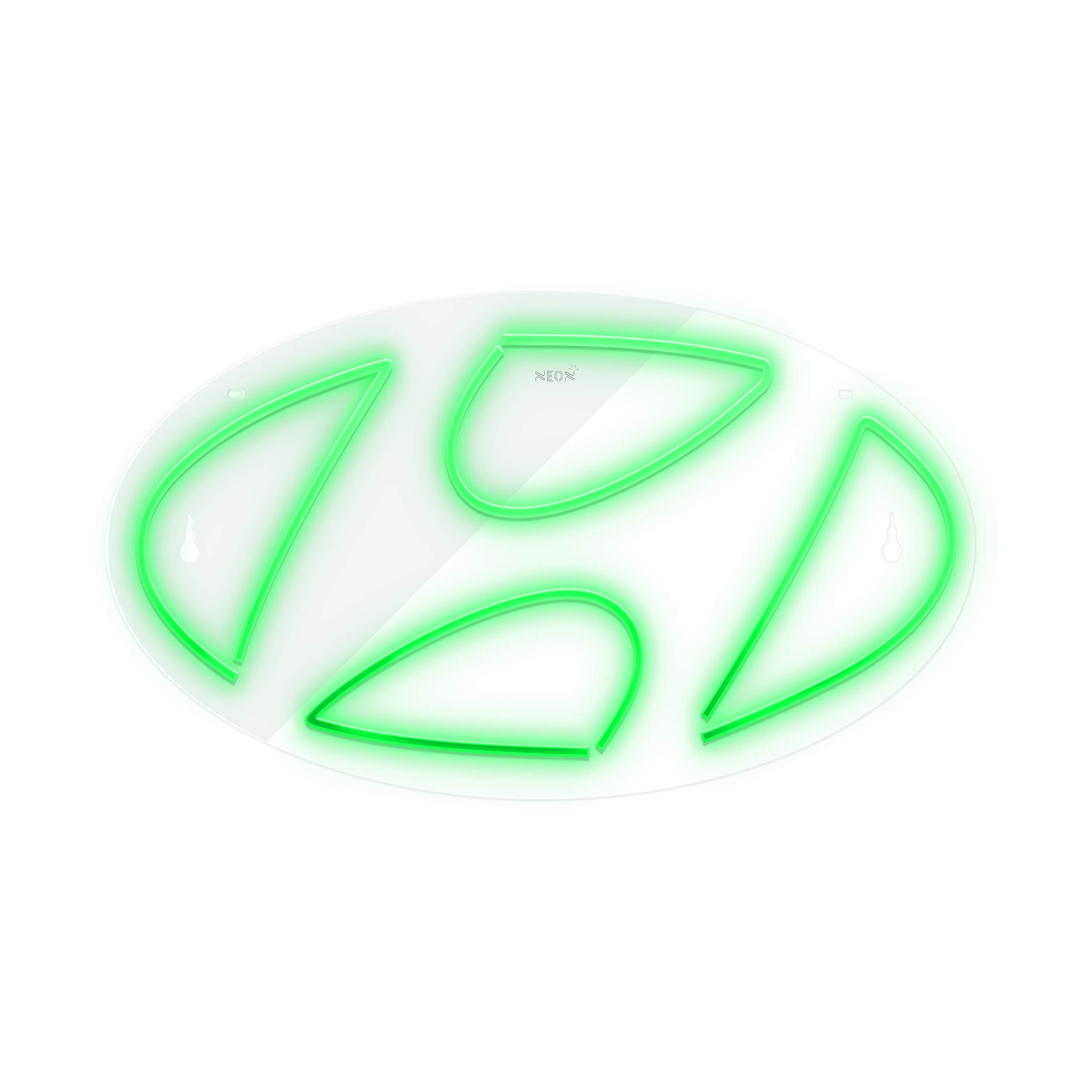 چراغ دیواری نئون دیزاین طرح Hyundai_GR