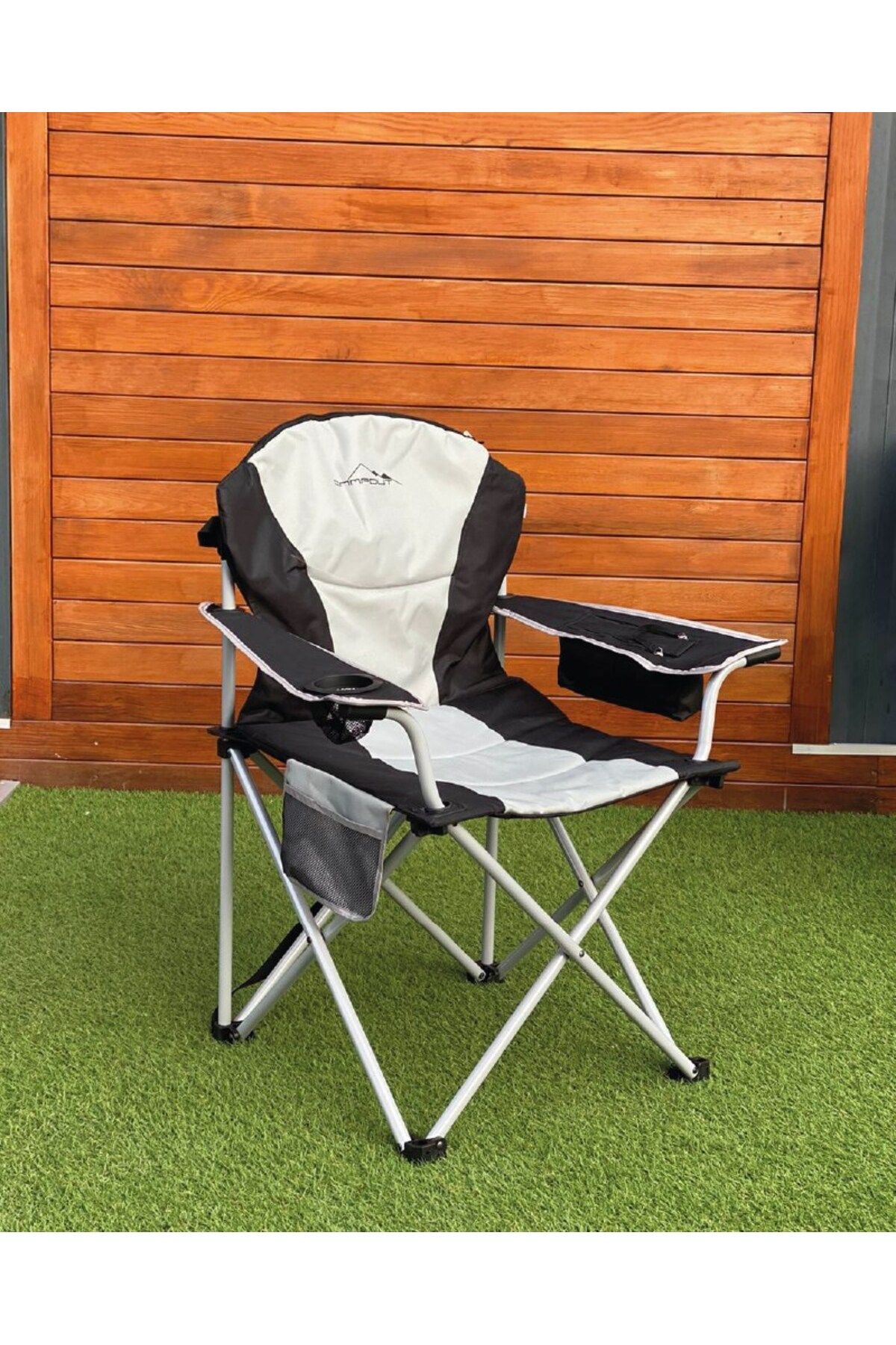 صندلی کمپ خاکستری کمپینگ اردوگاه هازار اورجینال campout