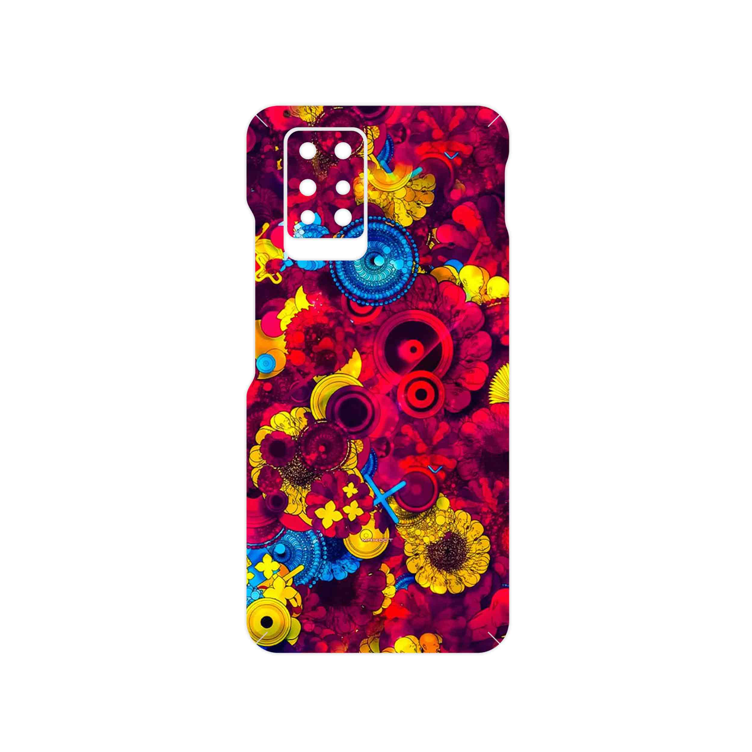 برچسب پوششی ماهوت مدل Vector Flower Garden Digital Art مناسب برای گوشی موبایل اینفینیکس Note 10 Pro