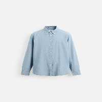 پیراهن مردانه زارا TEXTURED CHAMBRAY SHIRT | تهران زارا TehranZara