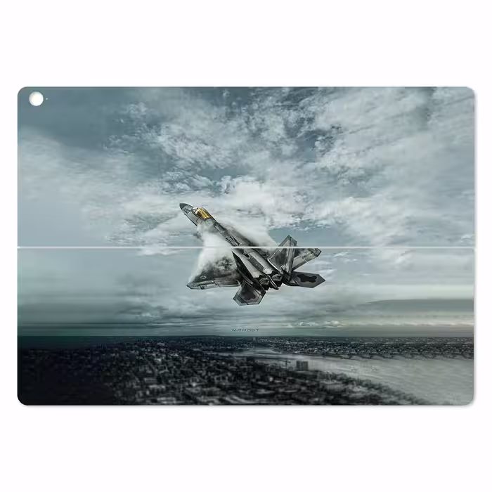 برچسب پوششی ماهوت مدل F-22 Raptor مناسب برای تبلت ایسوس Transformer 3 Pro 2016