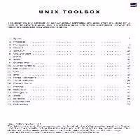 خرید و دانلود نسخه کامل کتاب Unix Toolbox revision 13.1