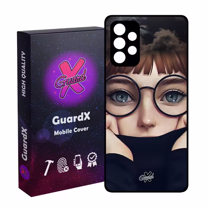 کاور گارد ایکس طرح Girl مدل Glass10040 مناسب برای گوشی موبایل سامسونگ Galaxy A53