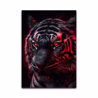تابلو شاسی گوفی مدل حیوانات پلنگ طرح Animals Tiger کد RDB58 | دنیای قاب