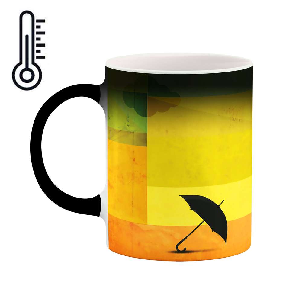 ماگ حرارتی طرح چتر مدل mgh00655