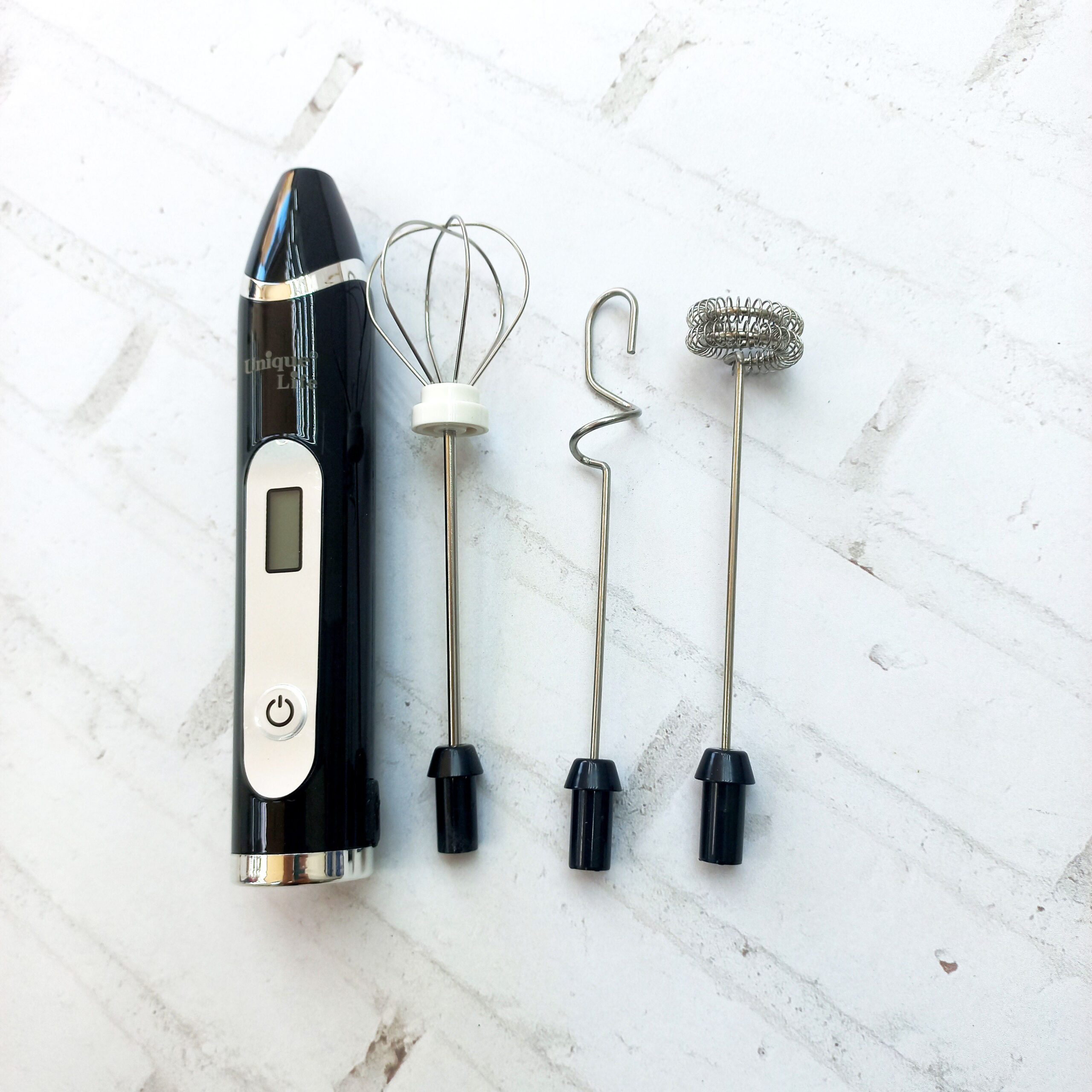 همزن وکفساز شارژی قهوه وشیر یونیک لایف مدل1909 (3حالته و 3سری)