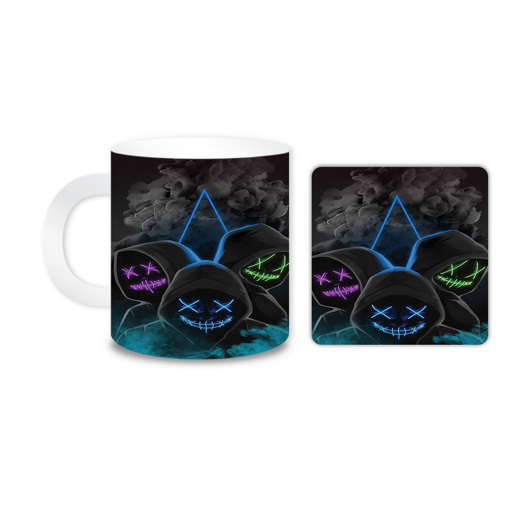 ماگ مدل مارشملو کد 2056 به همراه زیر لیوانی