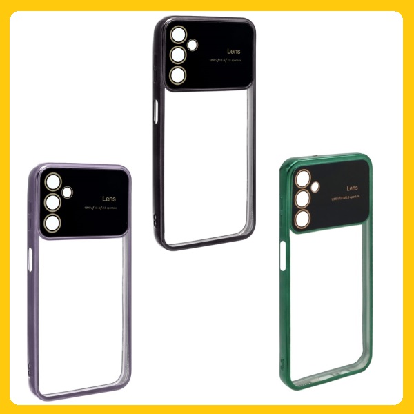 قاب دور رنگی محافظ لنز شیشه ای Samsung A14