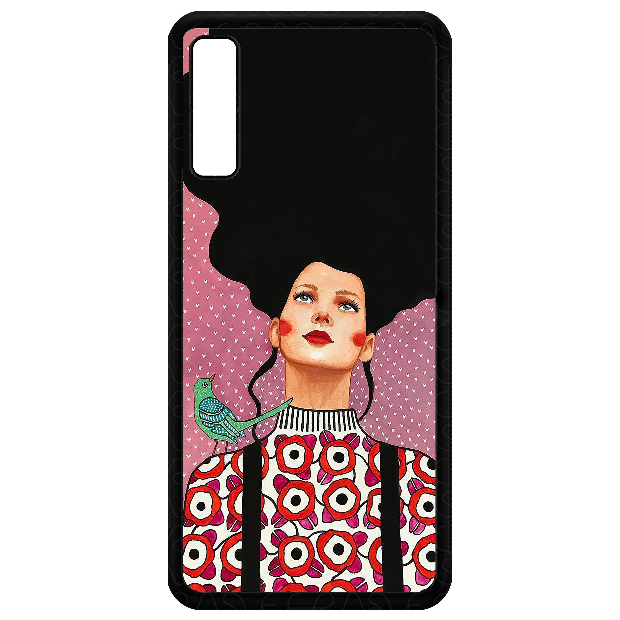 کاور طرح دختر مدل CHL50139 مناسب برای گوشی موبایل سامسونگ Galaxy A30s