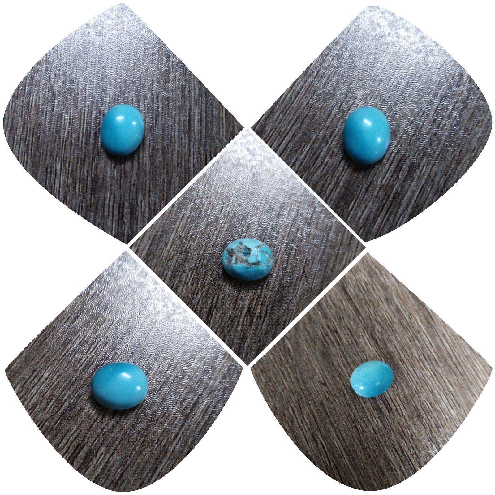 فیروزه نیشابور طبیعی ، پاک و تمام مغز ، جواهر واقعی به ضمانت معدنی و بدون احیا ، خوشرنگ ، 10 میلیمتری