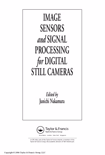 خرید و دانلود نسخه کامل کتاب Image Sensors and Signal Processing for Digital Still Cameras