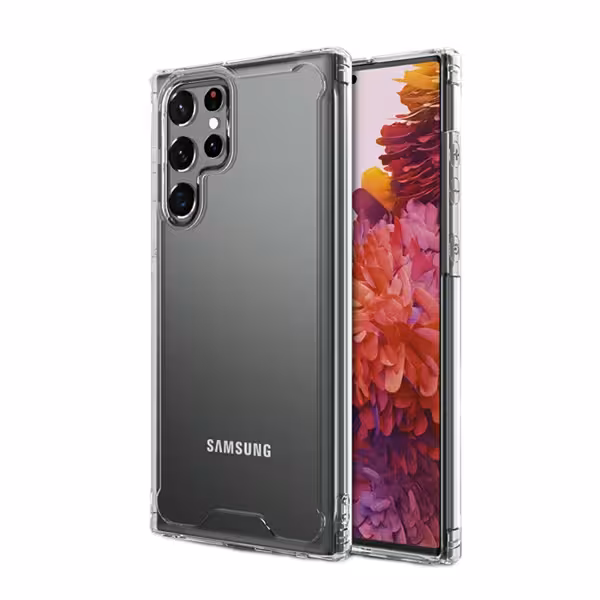 کاور مدل ژله ای کپسول دار مناسب برای گوشی موبایل سامسونگ Galaxy S22 ultra/S22ultra