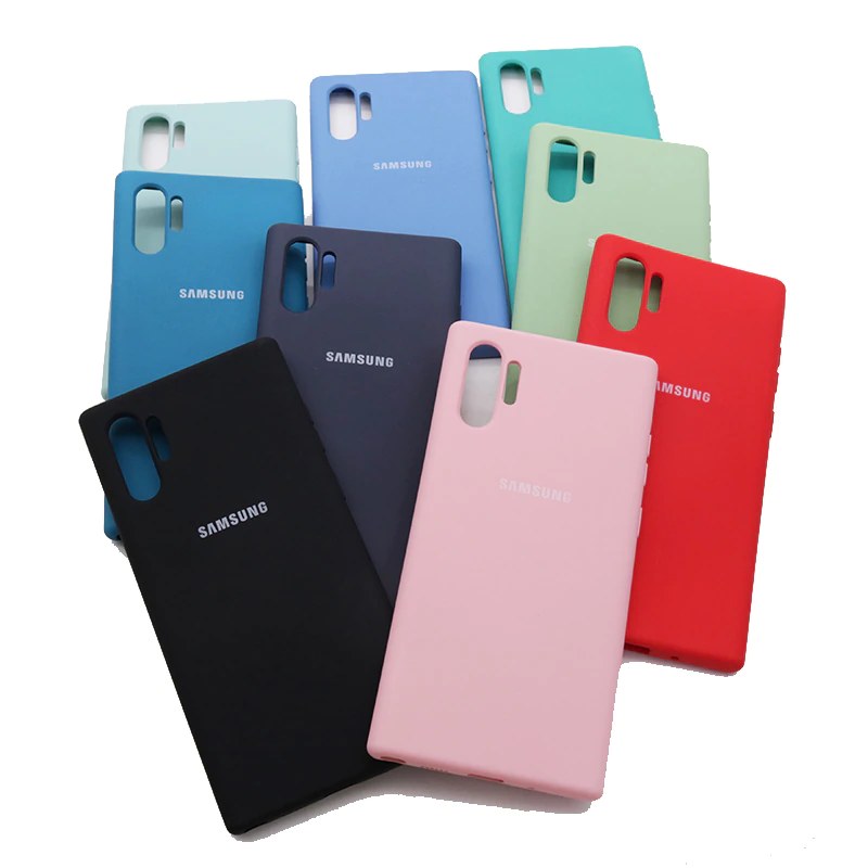  کاور سیلیکونی اورجینال سامسونگ Note 10 Plus (پاک کنی) 