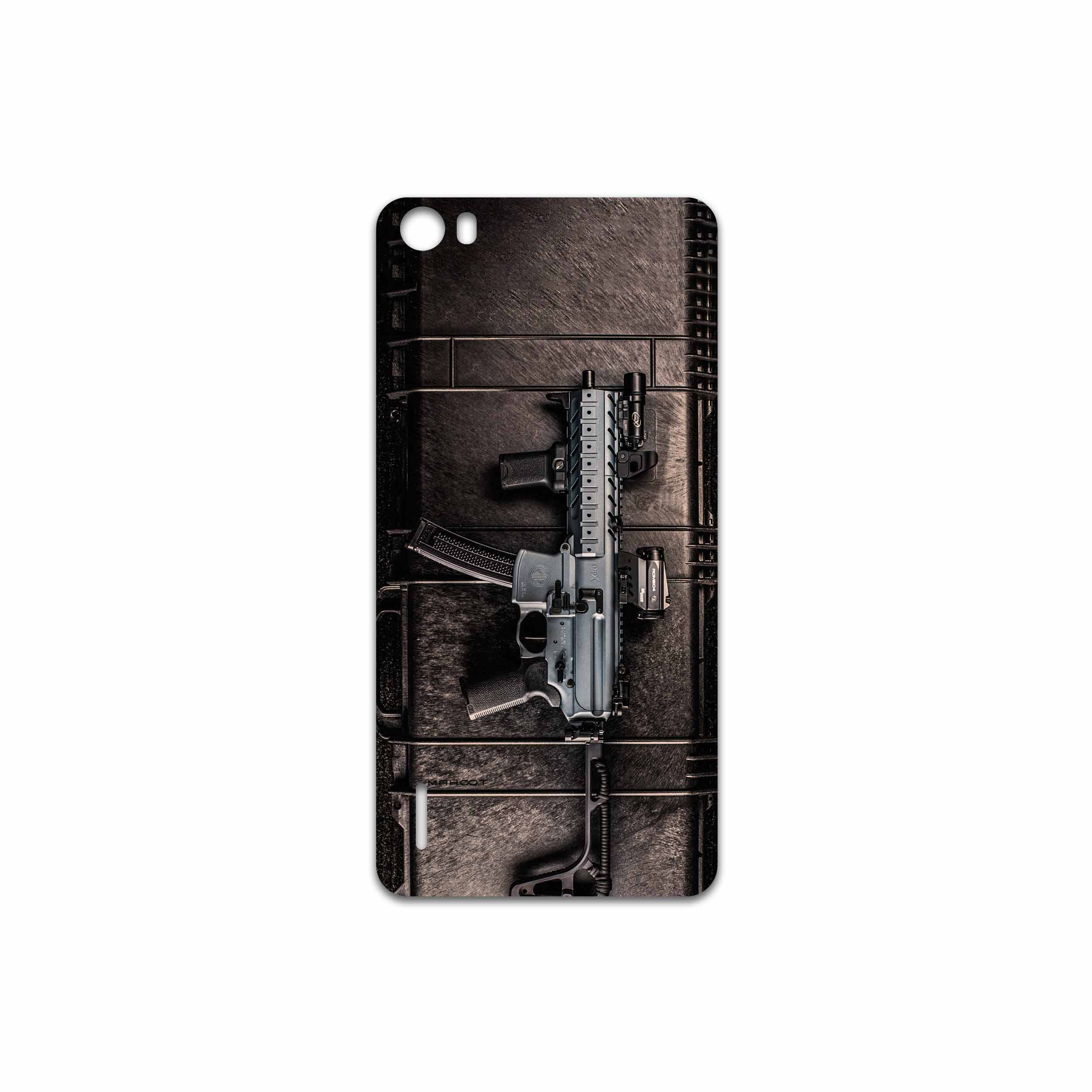 برچسب پوششی ماهوت مدل Gun مناسب برای گوشی موبایل آنر 6
