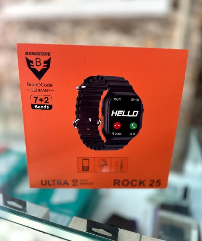 ساعت هوشمند  7بند  گوشی موبایل  شارژر دیواری   مدل rock25