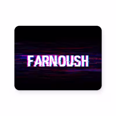 برچسب تاچ پد دسته پلی استیشن 4 ونسونی طرح Farnoush