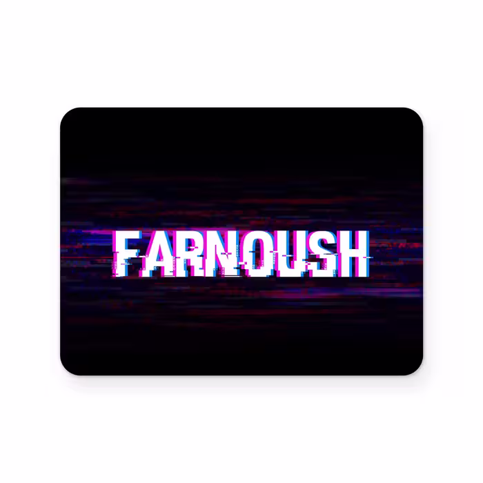 برچسب تاچ پد دسته پلی استیشن 4 ونسونی طرح Farnoush