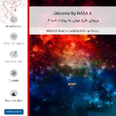 برچسب پوششی ماهوت مدل Universe b NASA 8 مناسب برای گوشی موبایل لنوو A7010