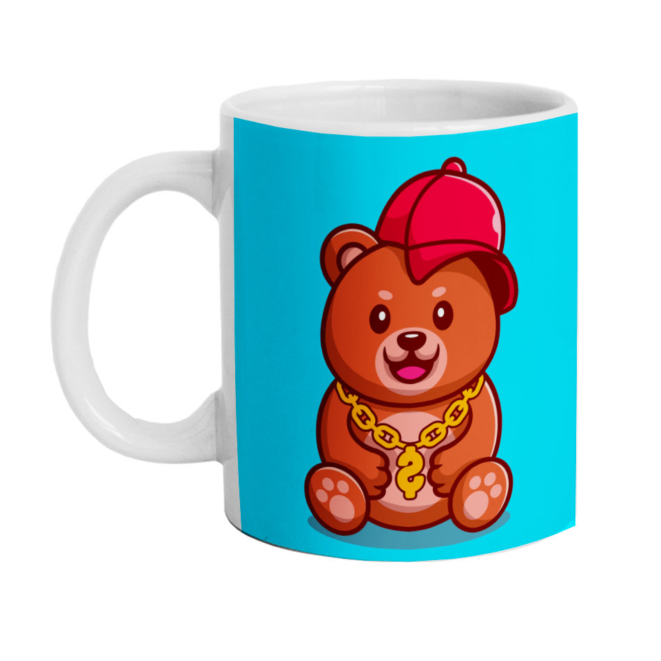 ماگ دارلی طرح خرس عروسکی مدل M921