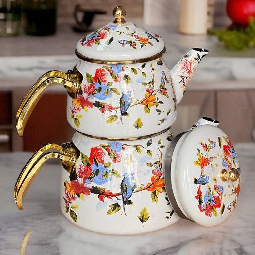 ست کتری و قوری برند شاهین دودرب مجزا محصول ترکیه 