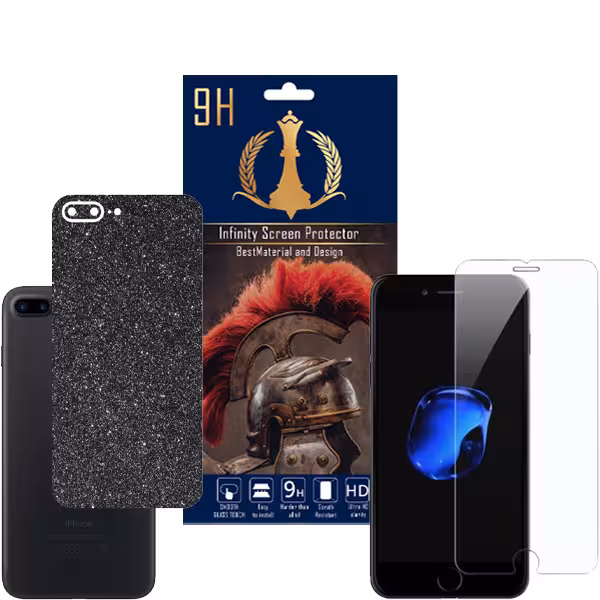برچسب پوششی اینفینیتی مدل PR MAX مناسب برای گوشی موبایل اپل iPhone 7 PLUS / 8 PLUS به همراه محافظ صفحه نمایش