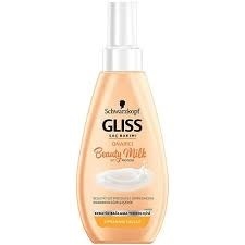 گلیس شیر مو بیرون حمام 150 میل موهای آسیب دیده نارنجی GLISS Beauty Milk