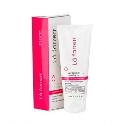 کرم کنترل کننده چربی و آبرسان لافارر کد 1 مناسب پوست های چرب و مستعد آکنه حجم 75 میلی لیتر