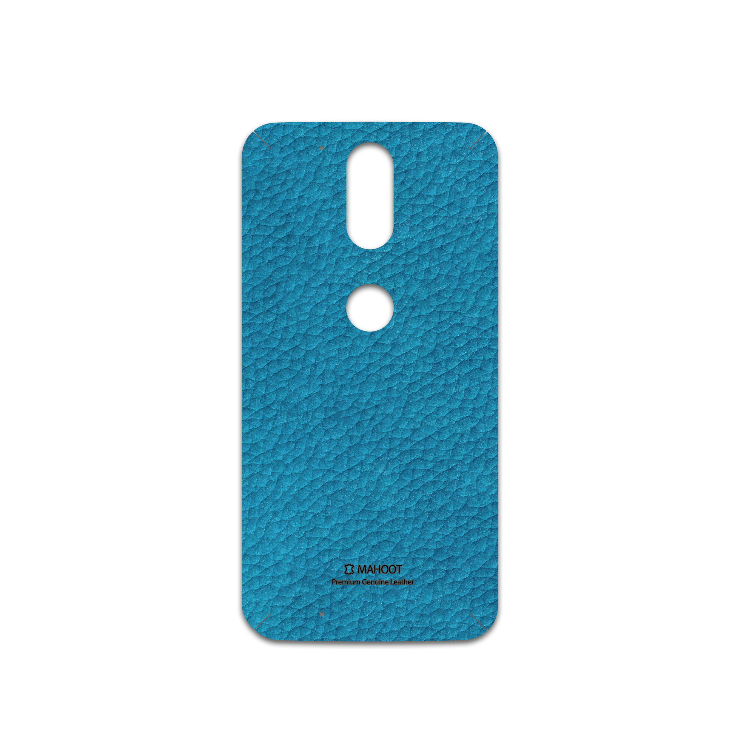 برچسب پوششی ماهوت مدل Blue-Leather مناسب برای گوشی موبایل موتورولا Moto G4