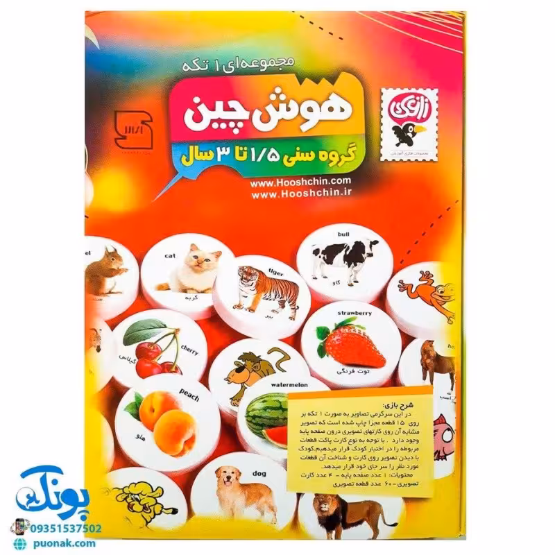 بازی فکری  هوش چین 1 تکه مدل زاغک
