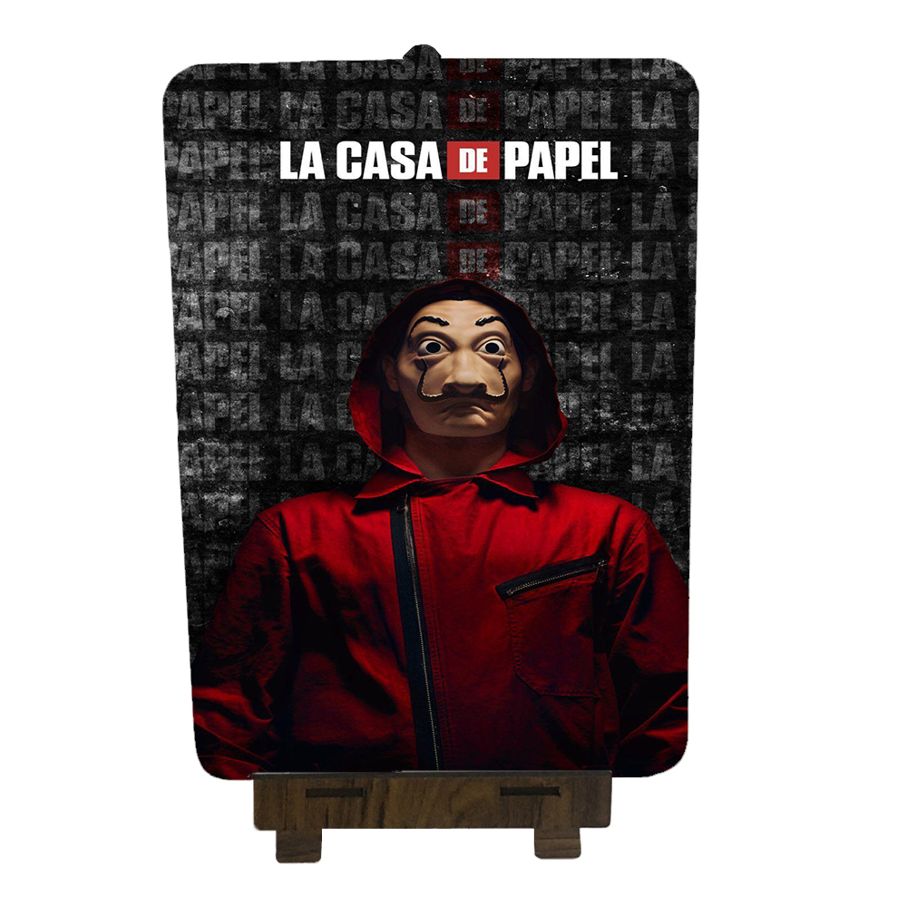 تابلو شاسی رومیزی طرح Money Heist