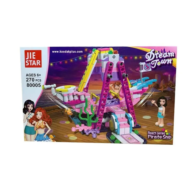 ساختنی لگو کشتی شهربازی Jie Star مدل 80005