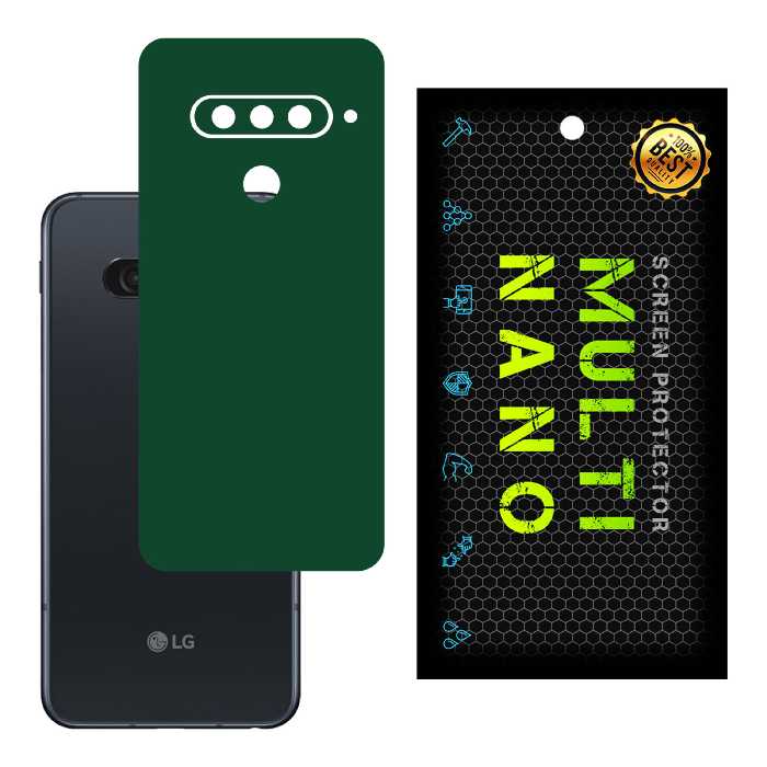برچسب پوششی MultiNano مدل X-F1M-Green برای پشت موبایل ال جی G8S ThinQ 