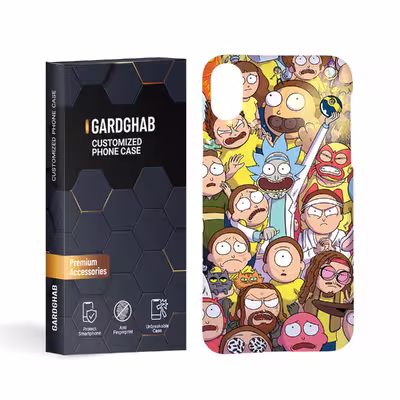 کاور گارد قاب مدل پسرانه مناسب برای گوشی موبایل اپل iphone x\xs