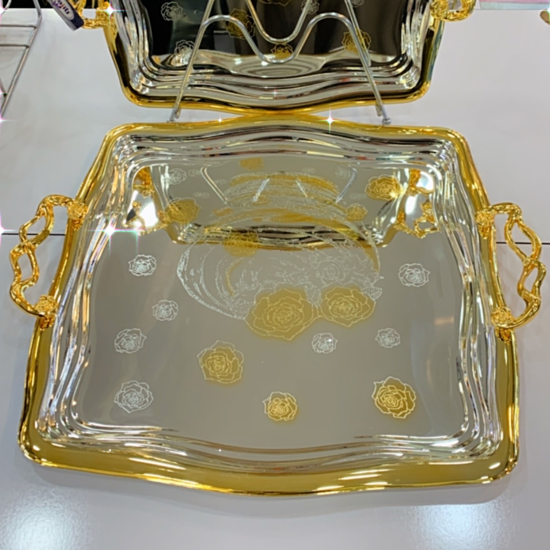 ست سینی دوتایی وارداتی 