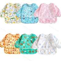 پیشبند لباسی آستین دار کودک طرح دار Dr Gym