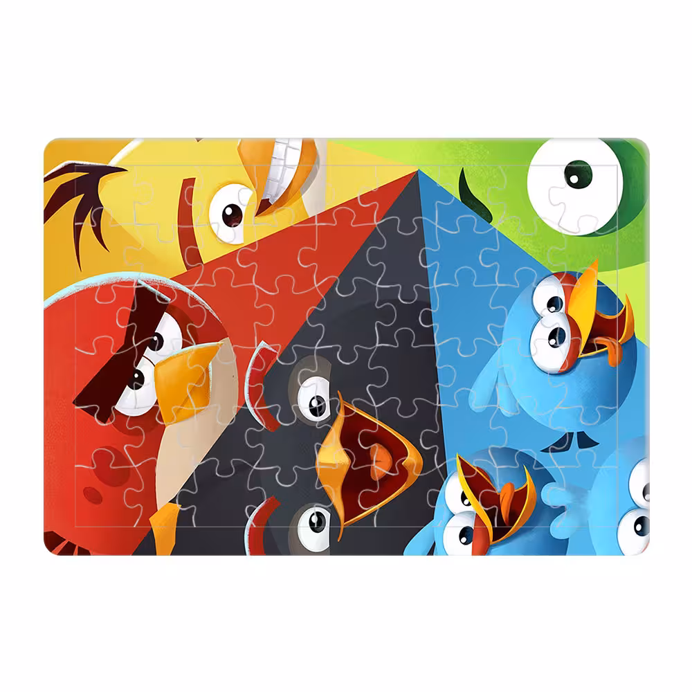 پازل 54 تکه طرح Angry Birds مدل P155