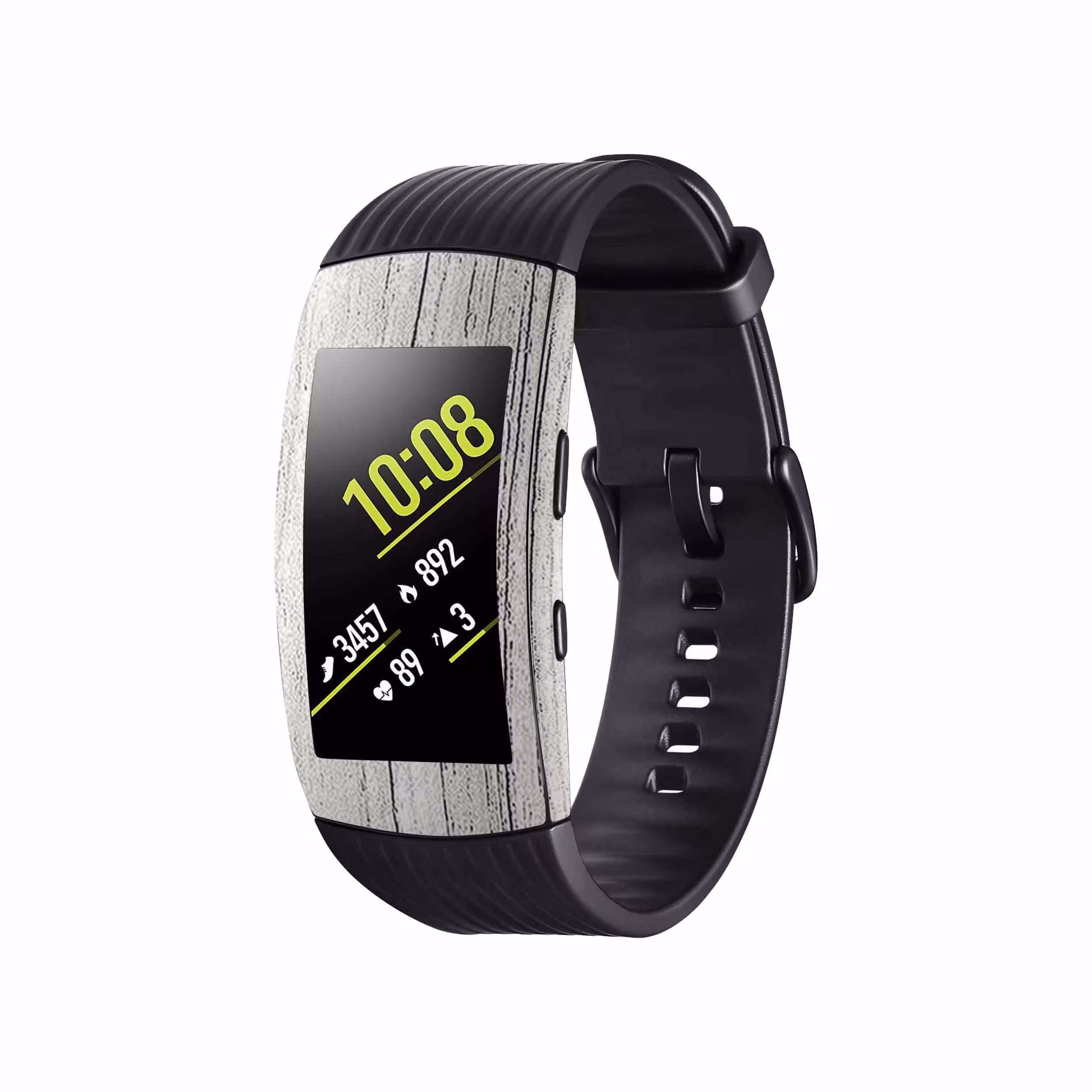 برچسب ماهوت طرح White-Wood مناسب برای ساعت هوشمند سامسونگ Galaxy Gear Fit 2 Pro