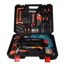 ست جعبه ابزار و دریل 13 میلیمتر 850 وات لانکر