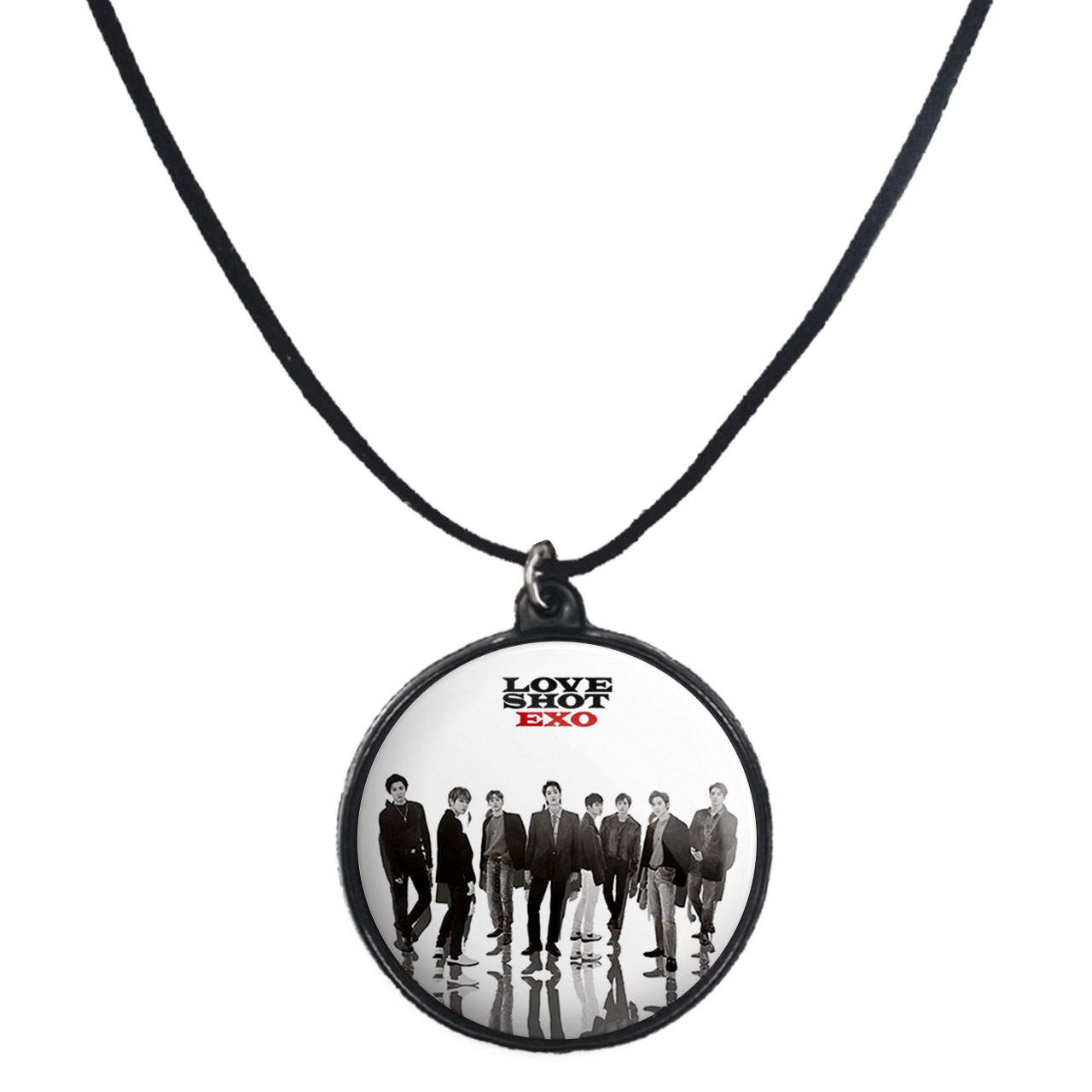 گردنبند پرمانه طرح exo کد pmb.14075 مدل دو طرفه