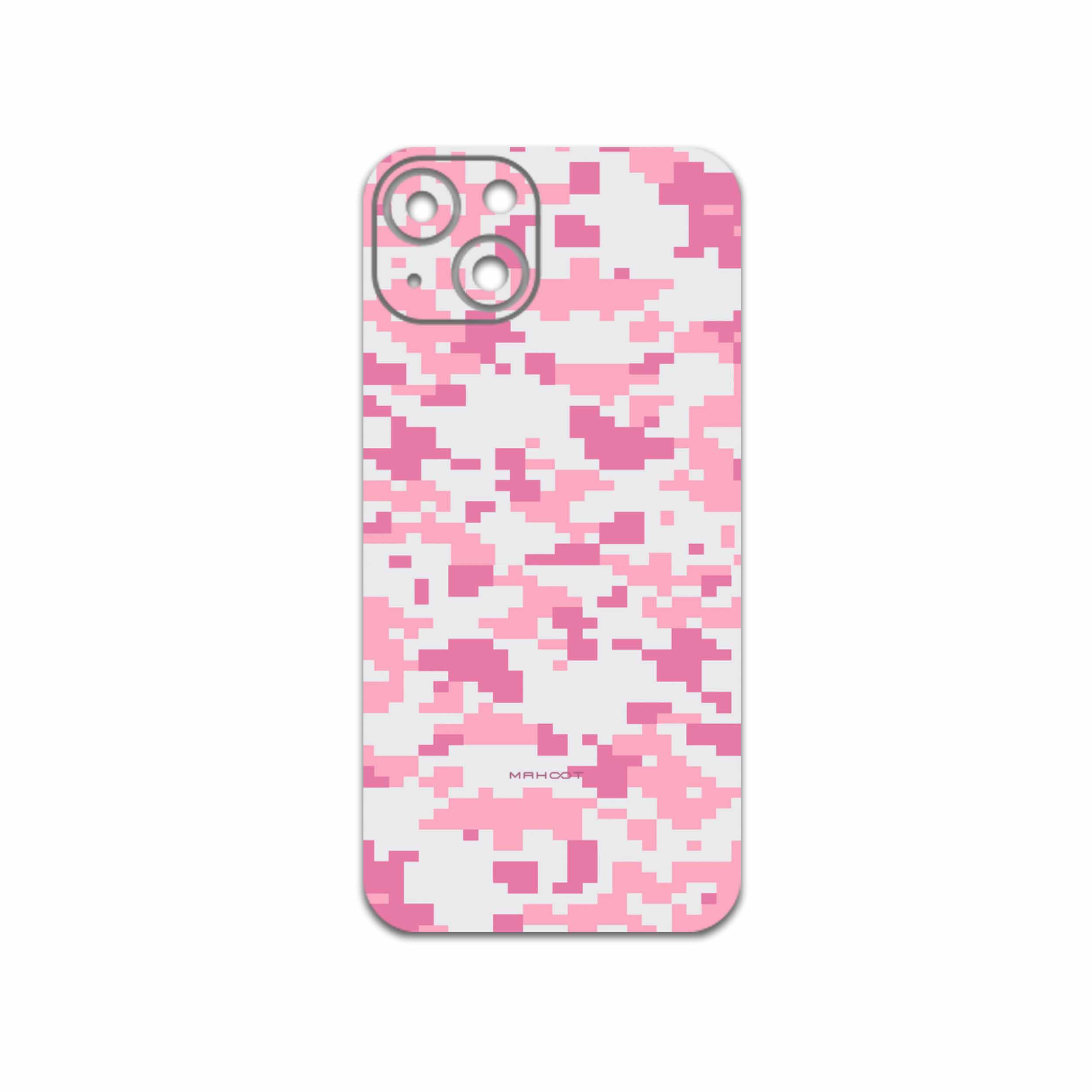 برچسب پوششی ماهوت مدل Army-Pink-pixel مناسب برای گوشی موبایل اپل iPhone 13