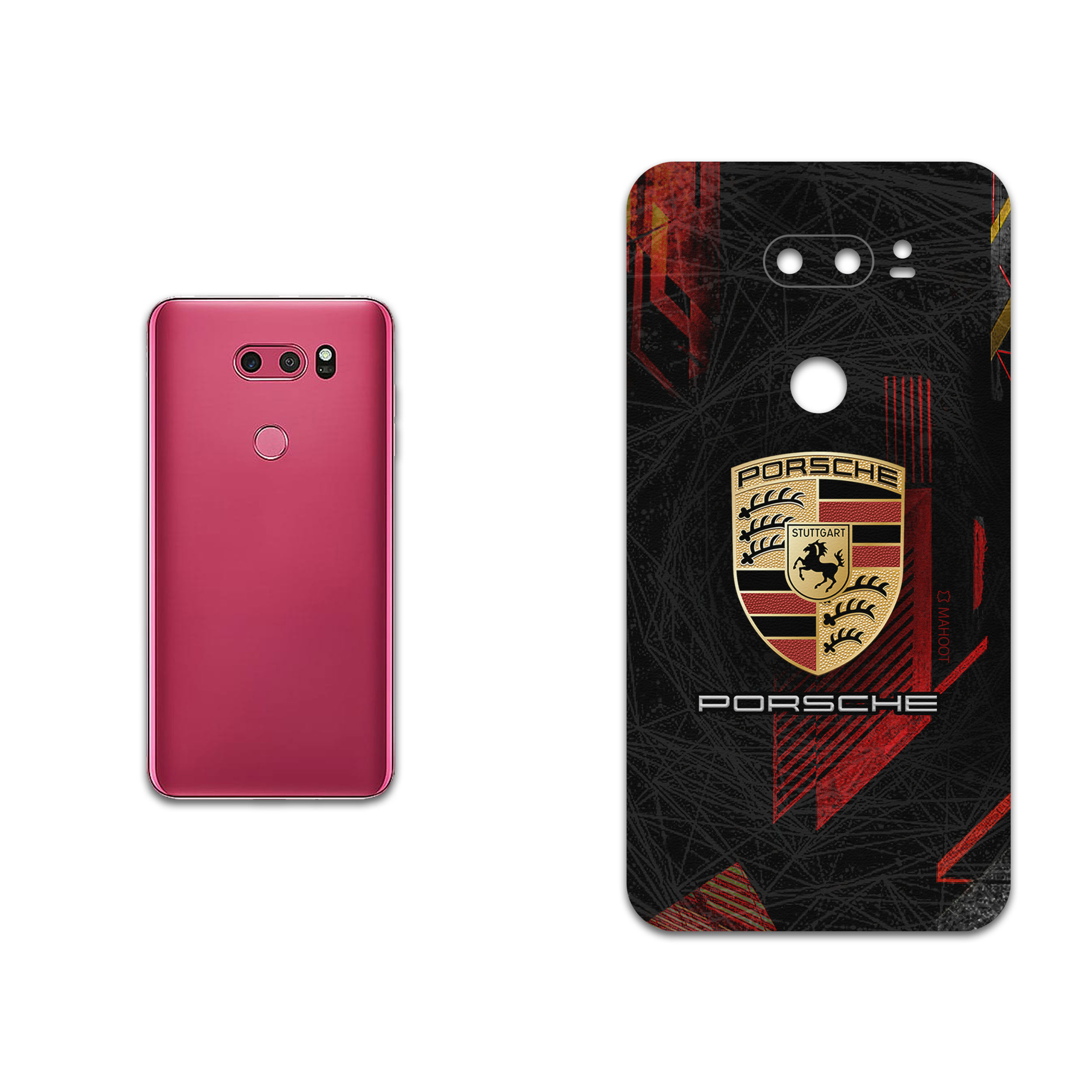 برچسب پوششی ماهوت مدل Porsche مناسب برای گوشی موبایل ال جی V30