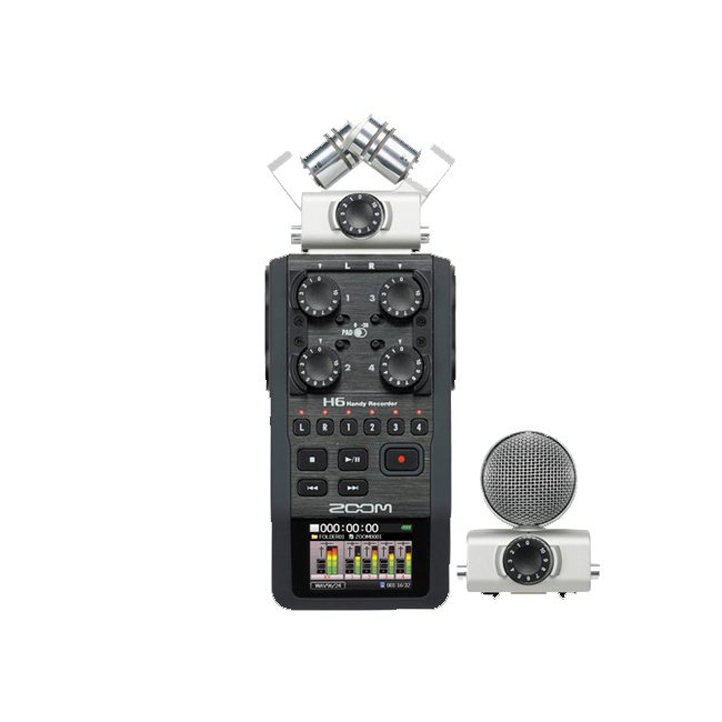 رکوردر حرفه ای ضبط صدا Zoom H6 Gray